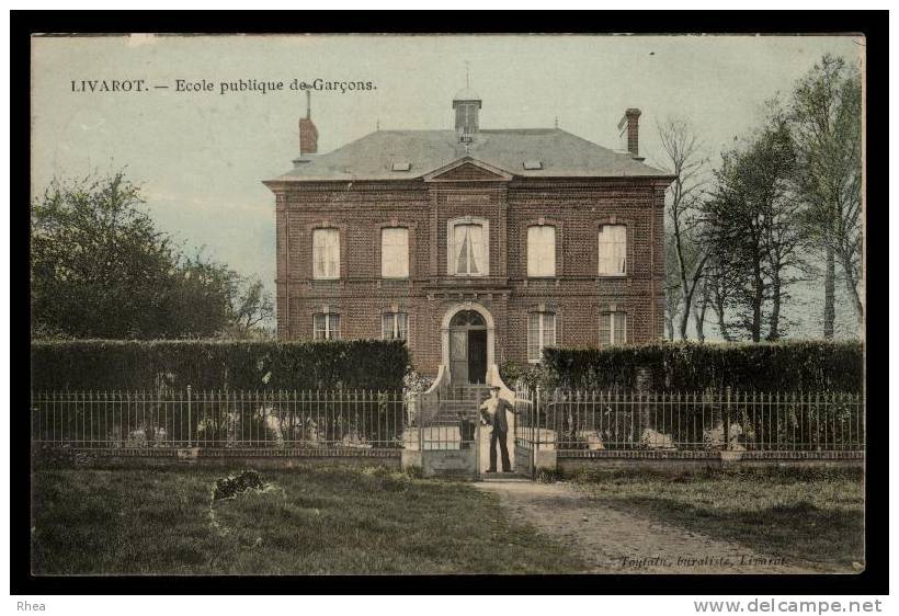 14 Livarot ecole des garcons D14D K14371K C14371C RH103713