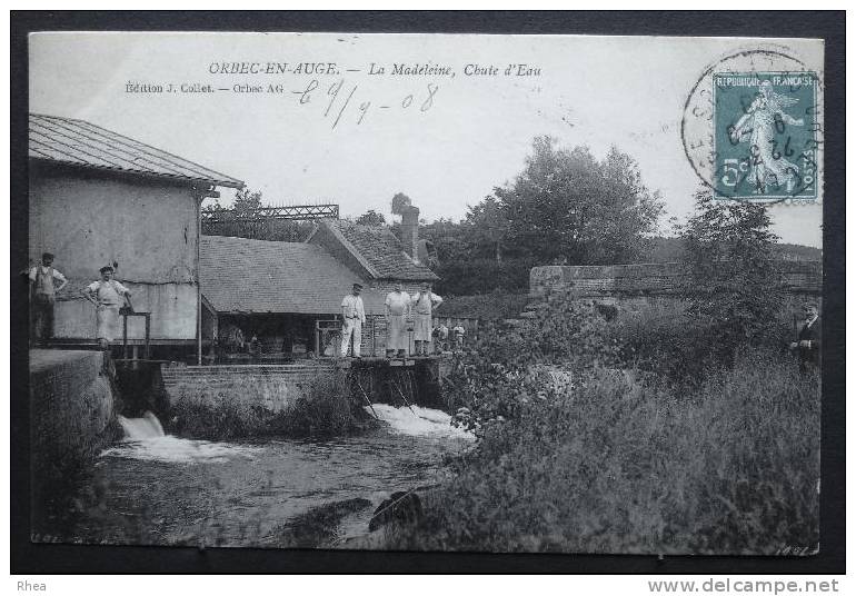14 Orbec ORBEC-EN-AUGE - La Madeleine, Chute d'Eau la madeleine deversoir fromage from D14D K14478K C14478C RH012801