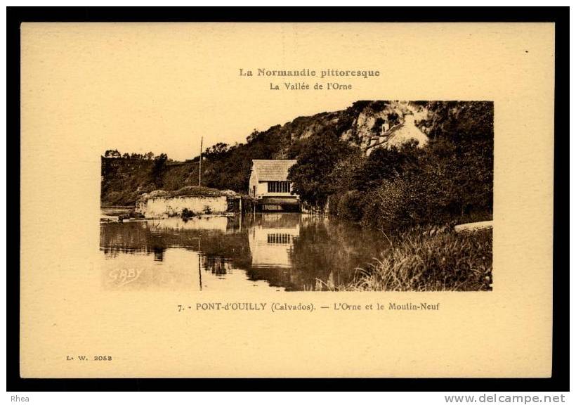 14 Pont-d'Ouilly moulin a eau D14D K14258K C14764C RH103993