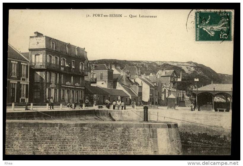 14 Port-en-Bessin-Huppain quai D14D K14552K C14515C RH103940