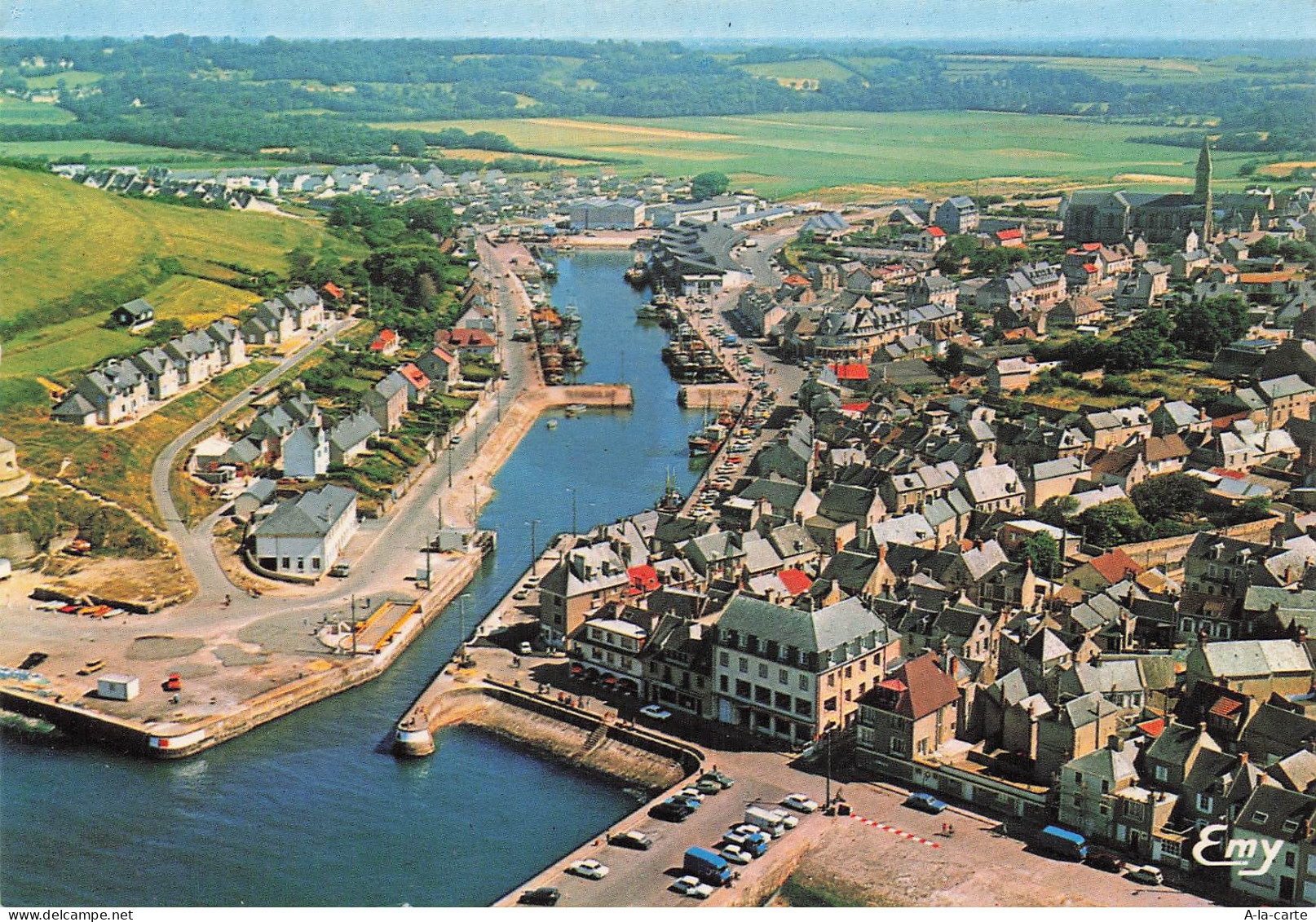 14 PORT EN BESSIN HUPPAIN VUE GENERALE AERIENNE