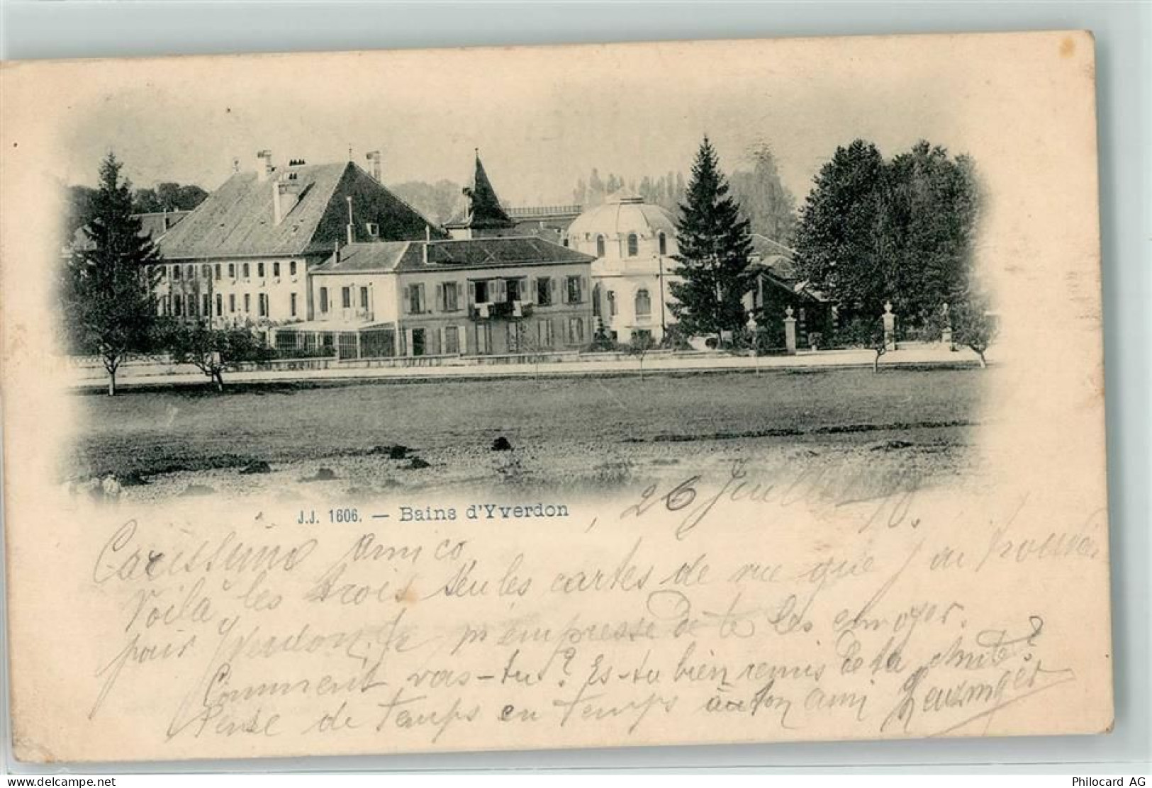 1400 Yverdon-les-Bains 1898 - Les Bains - 39406347