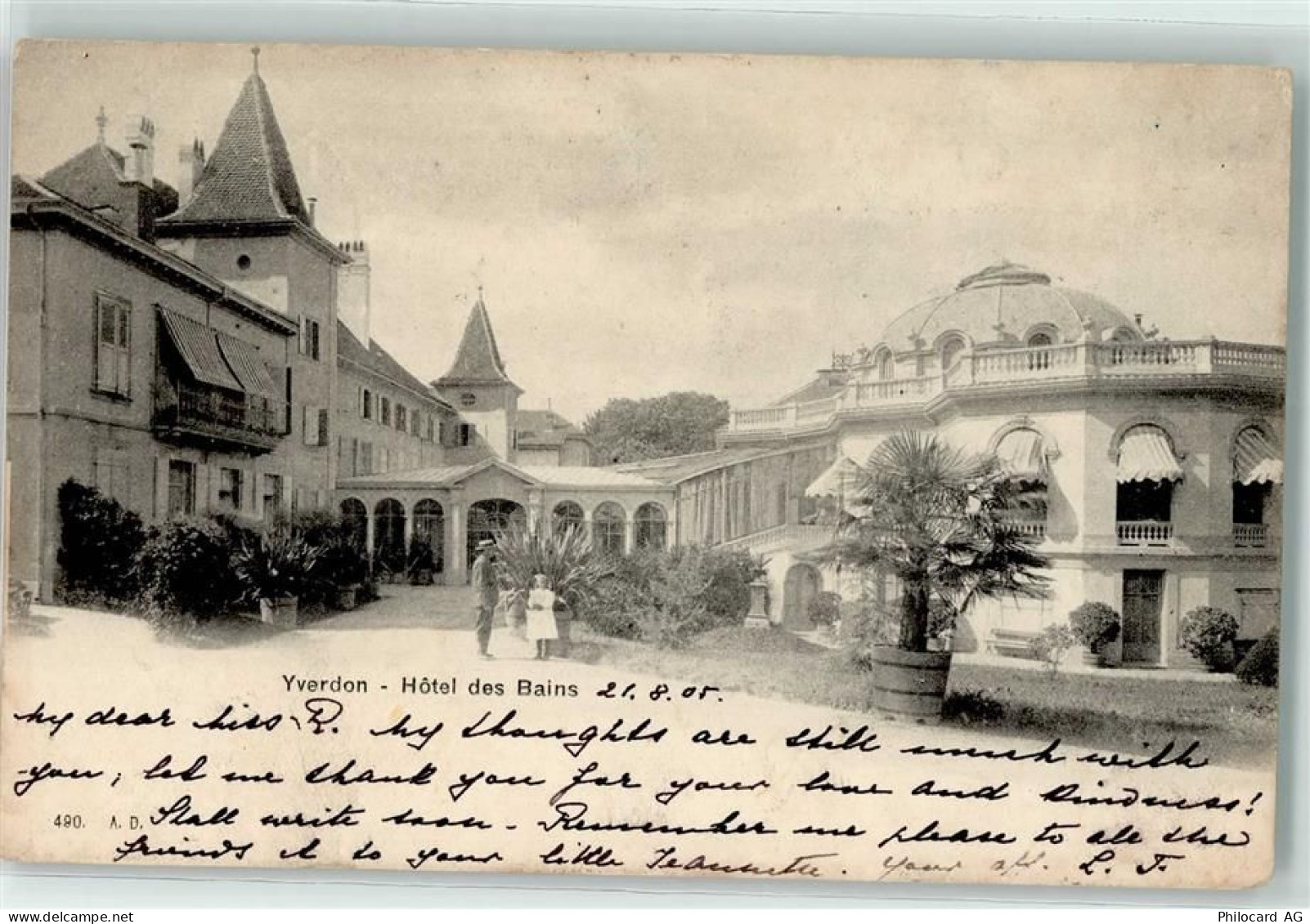 1400 Yverdon-les-Bains 1905 - Hotel des Bains - 10609797