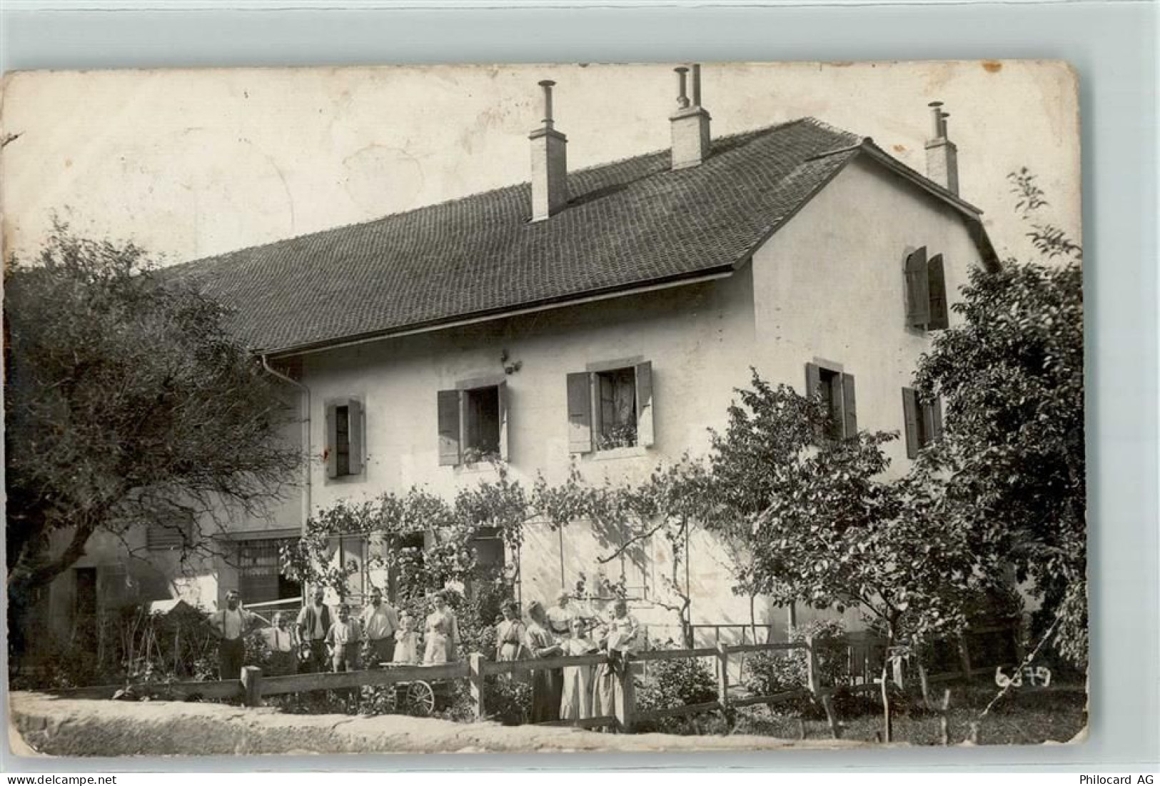 1407 Donneloye 1915 Gebrauchsspuren Wohnhaus Ort handschriftlich Privatf... - 13242482