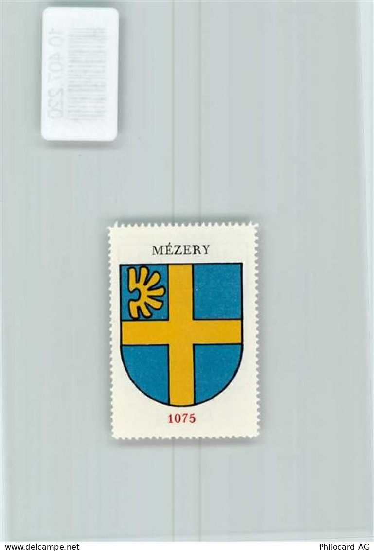 1407 Mézery-près-Donneloye - Vignette Wappen Kaffee Hag 1920-1940 - 10407220