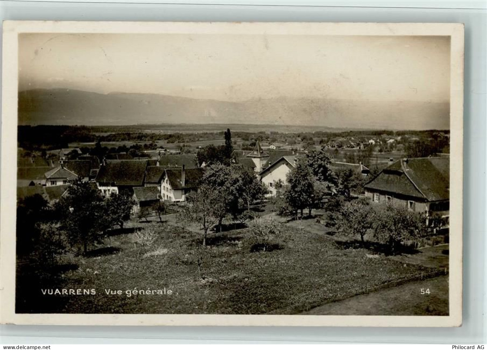 1418 Vuarrens Vuarrengel 1935 Foto AK Vue generale, AK - 13079146