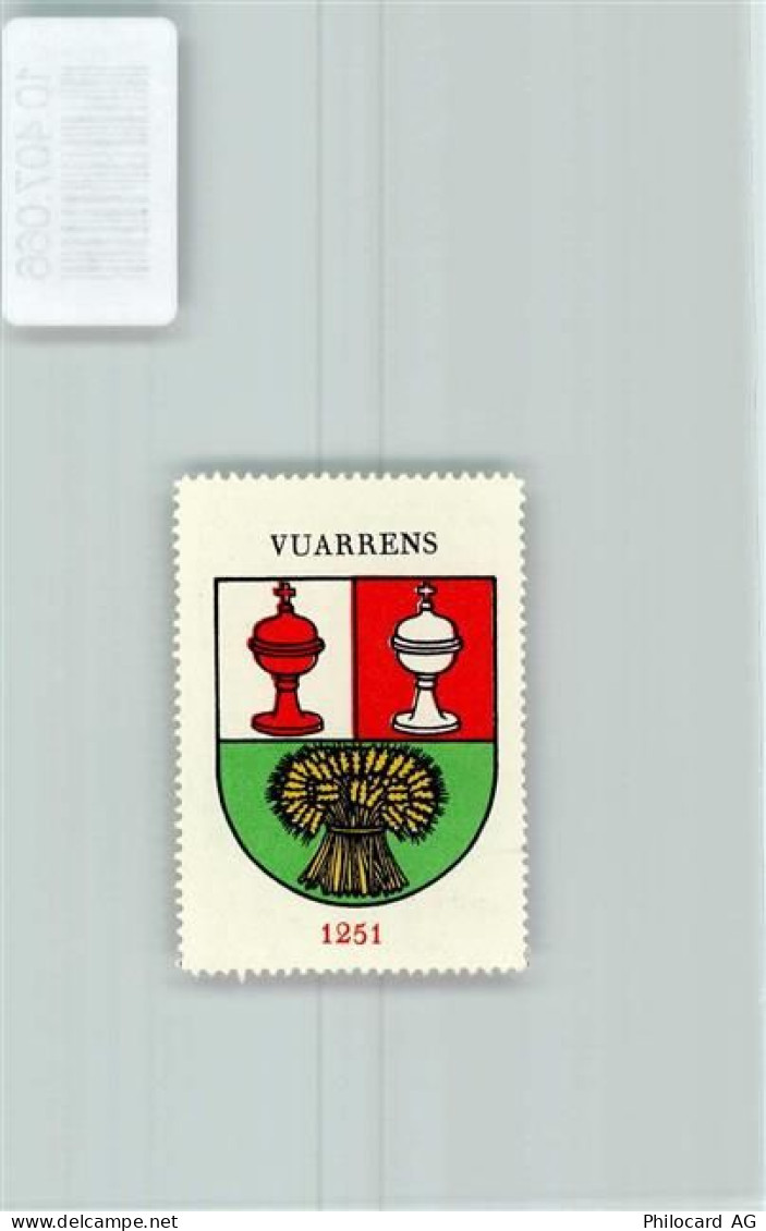 1418 Vuarrens Vuarrengel - Vignette Wappen Kaffee Hag 1920-1940 Garbe - 10407066
