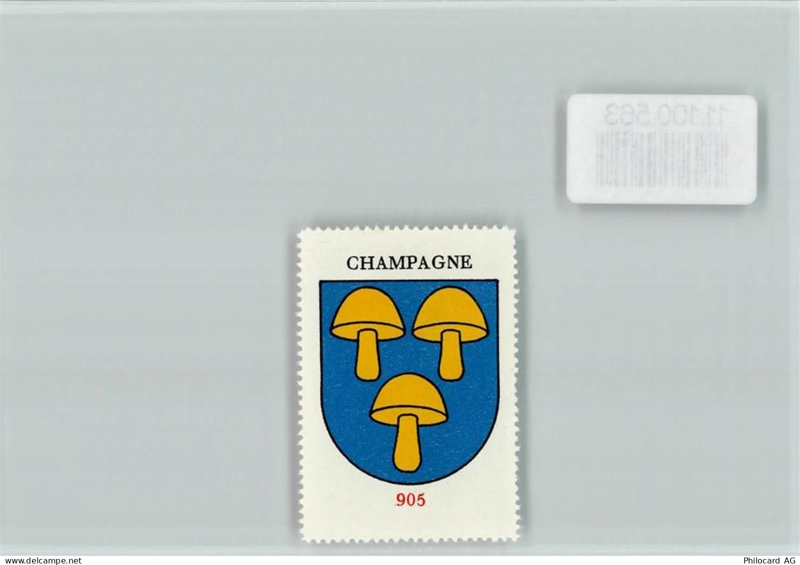 1424 Champagne - Vignette Wappen Kaffee Hag ca 1920-1940 Champagne - 11100563