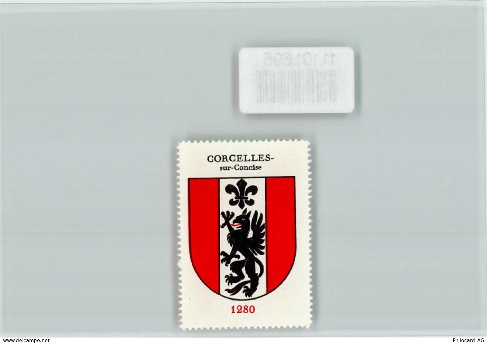 1426 Concise - Corcelles-sur-Concise Vignette Wappen Kaffee Hag ca 1920-... - 11101695