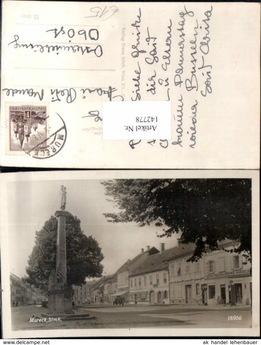 142778,Mureck Partie am Hauptplatz 1940
