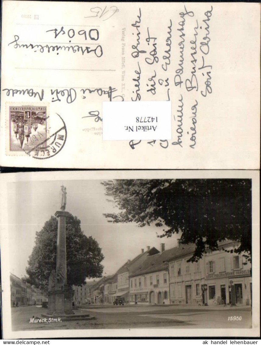 142778,Mureck Partie am Hauptplatz 1940