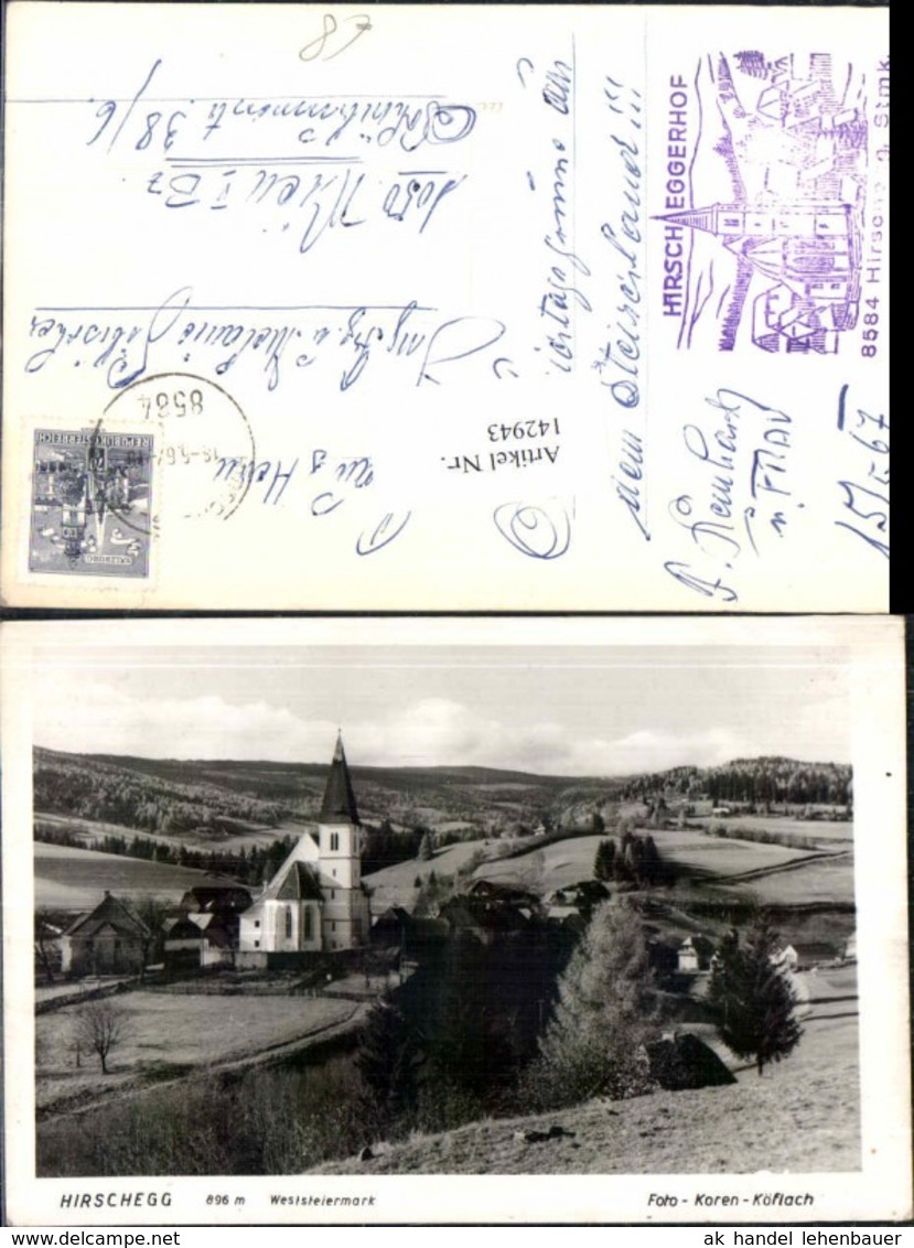 142943,Hirschegg bei K&ouml;flach