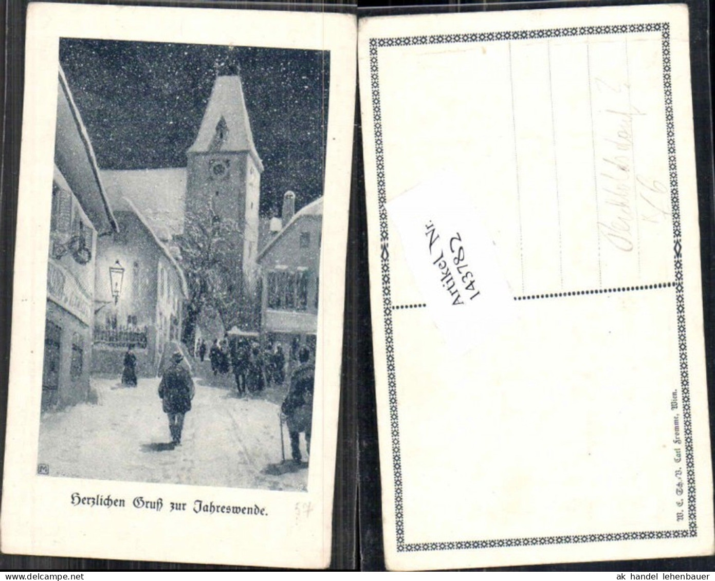 143782,Perchtoldsdorf Neujahrskarte