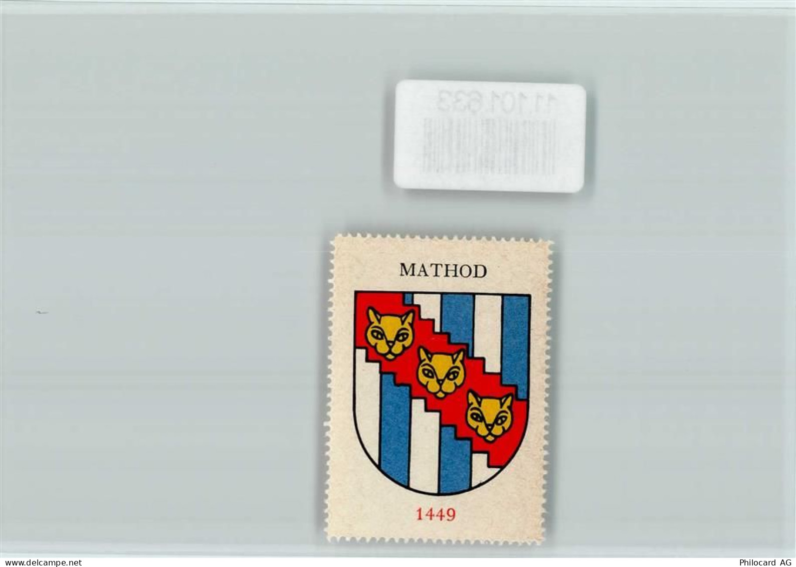 1438 Mathod - Vignette Wappen Kaffee Hag ca 1920-1940 - 11101633