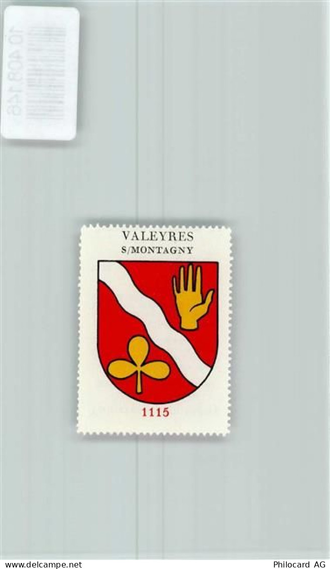 1441 Valeyres-sous-Montagny - Vignette Wappen Kaffee Hag ca 1920-1940 Ha... - 10408146