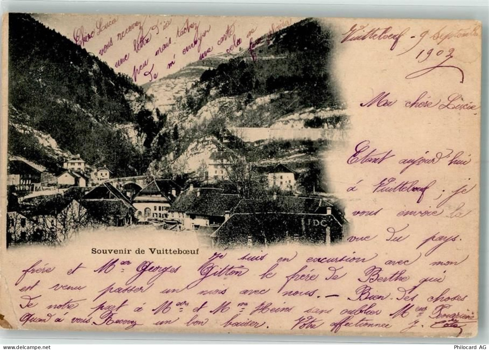 1445 Vuiteboeuf Peney Vuiteboeuf 1902 Gebrauchsspuren - 39701747