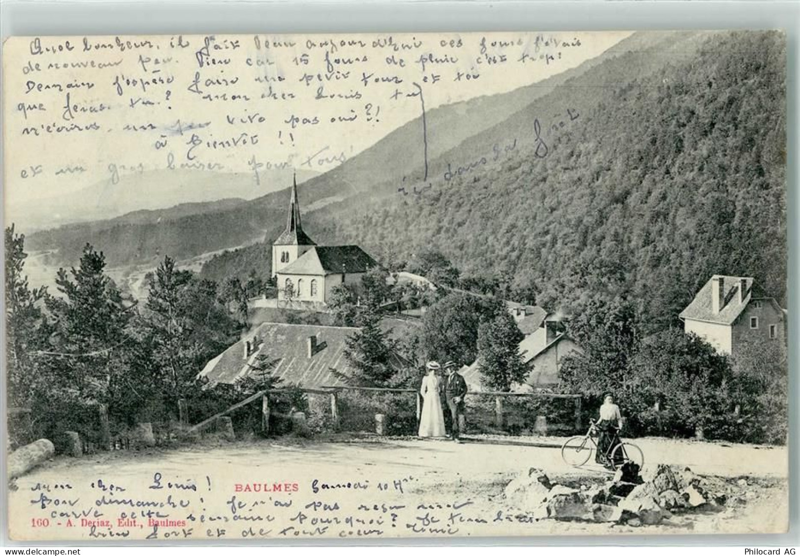 1446 Baulmes 1901 - Kirche - 10609364