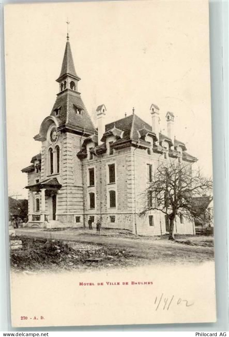 1446 Baulmes 1902 - Hotel de Ville - 10218540