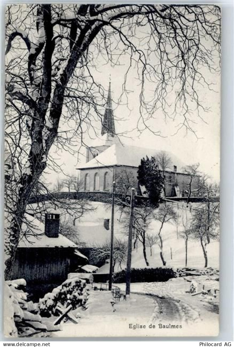 1446 Baulmes - Kirche im Winter - 51080690