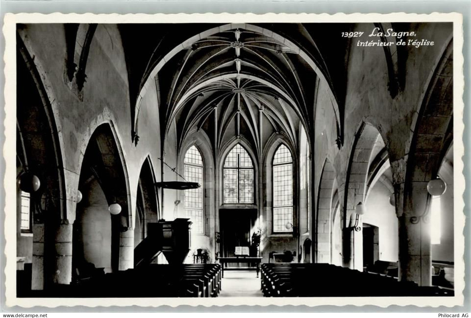 1450 La Sagne Ste-Croix - Kirche Inneres - 10584634