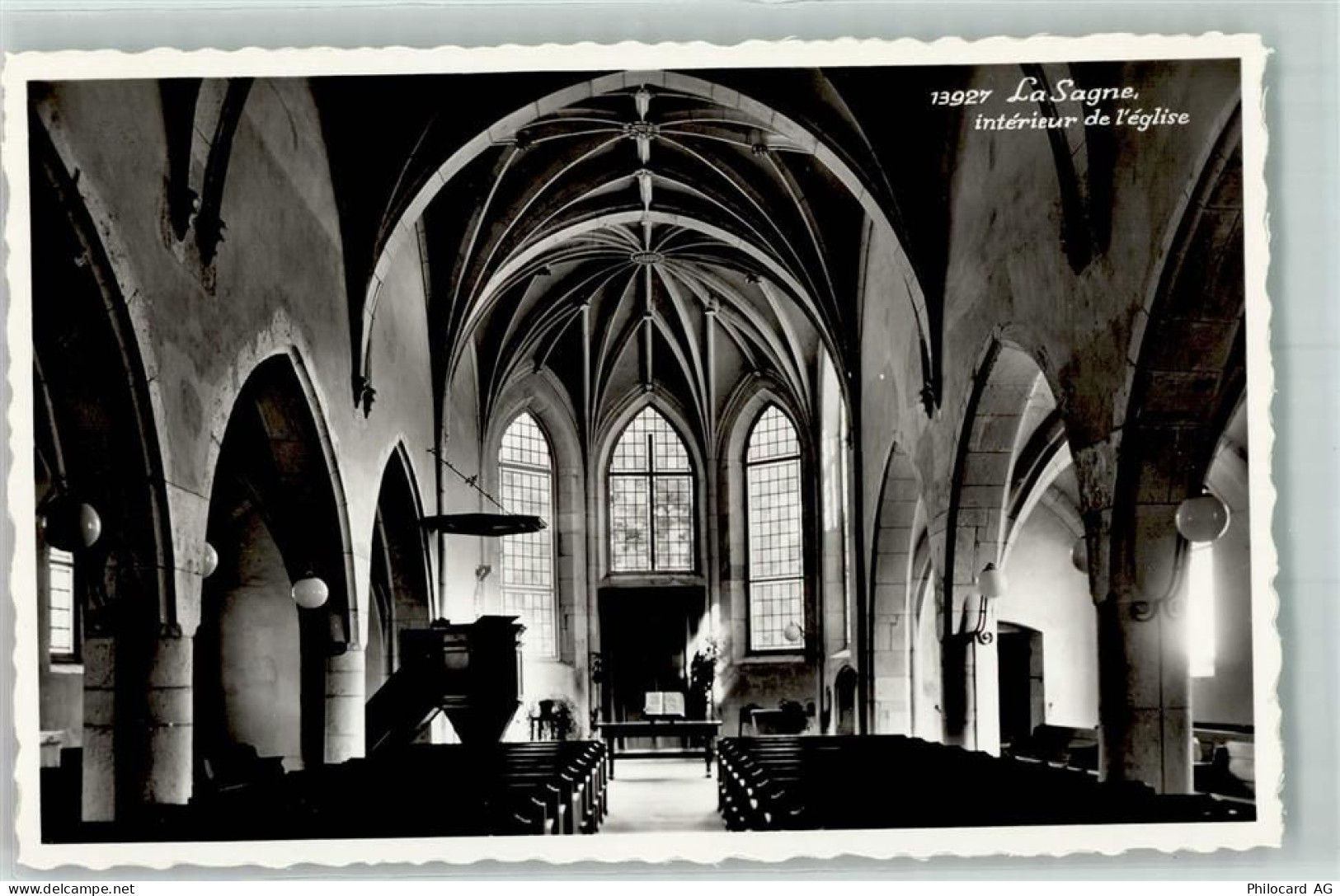 1450 La Sagne Ste-Croix - Kirche Inneres - 10584746
