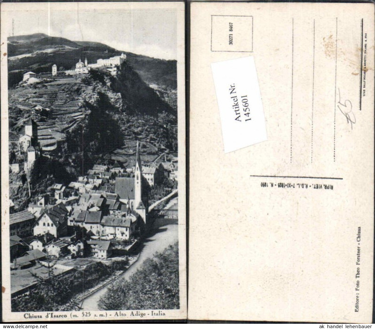 145601,Trentino Chiusa Isarco Alto Adige