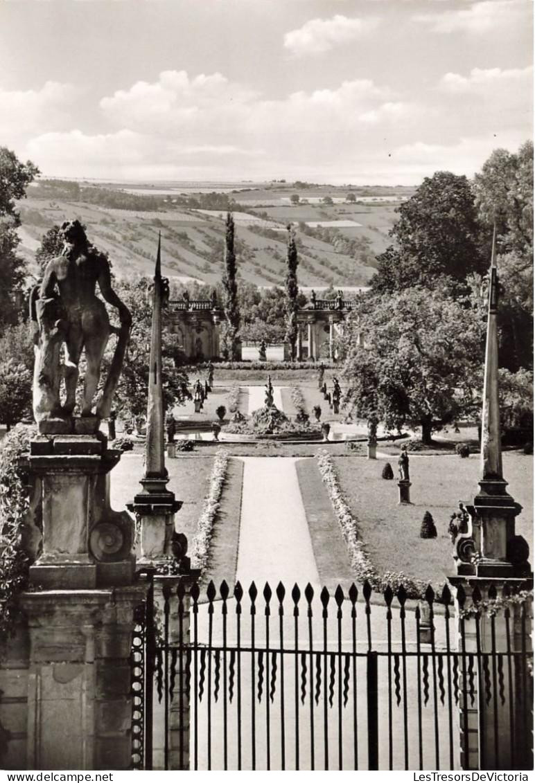 [-15%] ALLEMAGNE - SchloB Weikersheim - Blick vom Rittersaal inden Park - vue générale - Carte Postale Ancienne