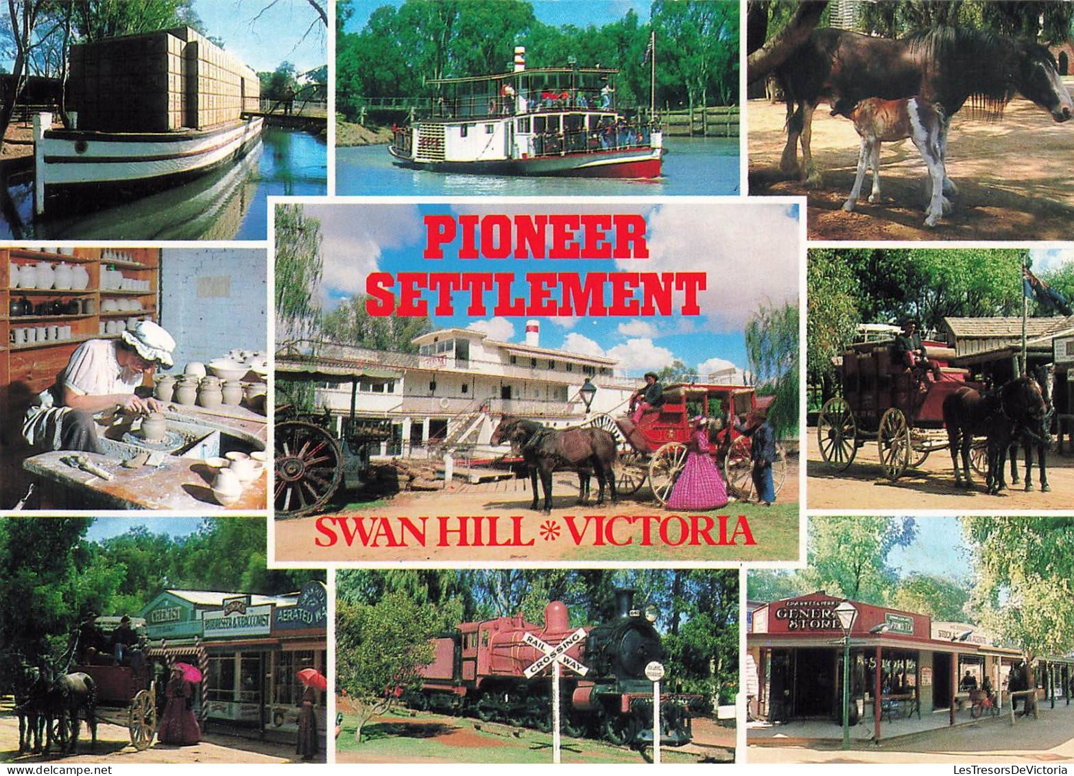 [-15%] AUSTRALIE - Victoria - Swan Hill - Pioneer settlement - Multivues - Carte postale