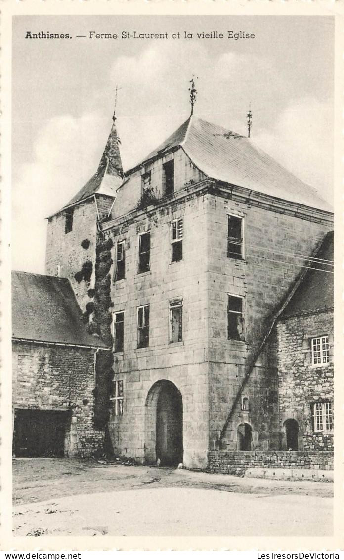 [-15%] BELGIQUE - Anthisnes - Ferme St Laurent et la Vieille Eglise - Carte postale Ancienne