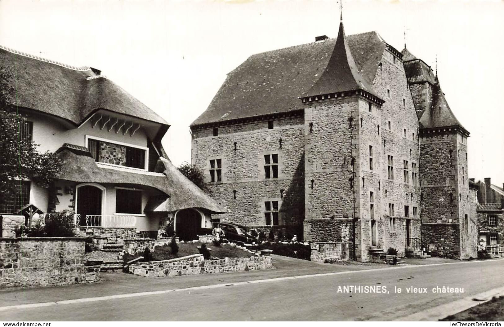 [-15%] BELGIQUE - Anthisnes - le vieux Château - vue panoramique - Carte postale Ancienne