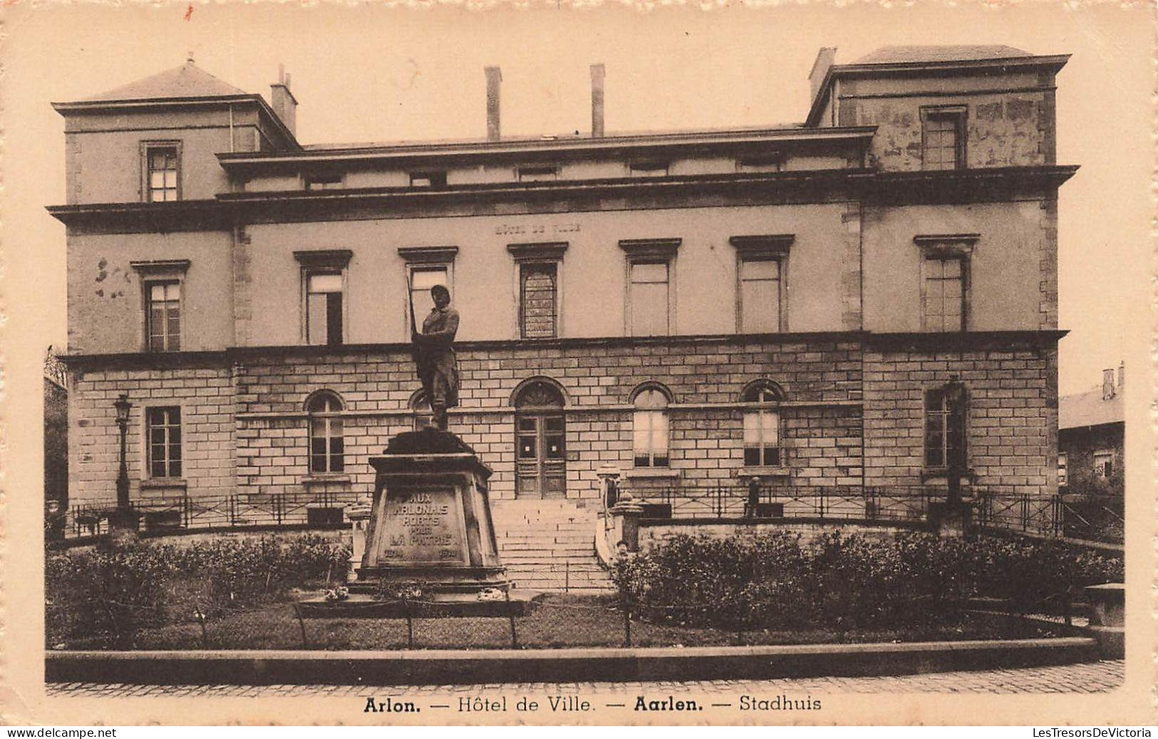 [-15%] BELGIQUE - Arlon - Hôtel de Ville - Aarlen - Stadhuis - vue en façade - Carte Postale Ancienne