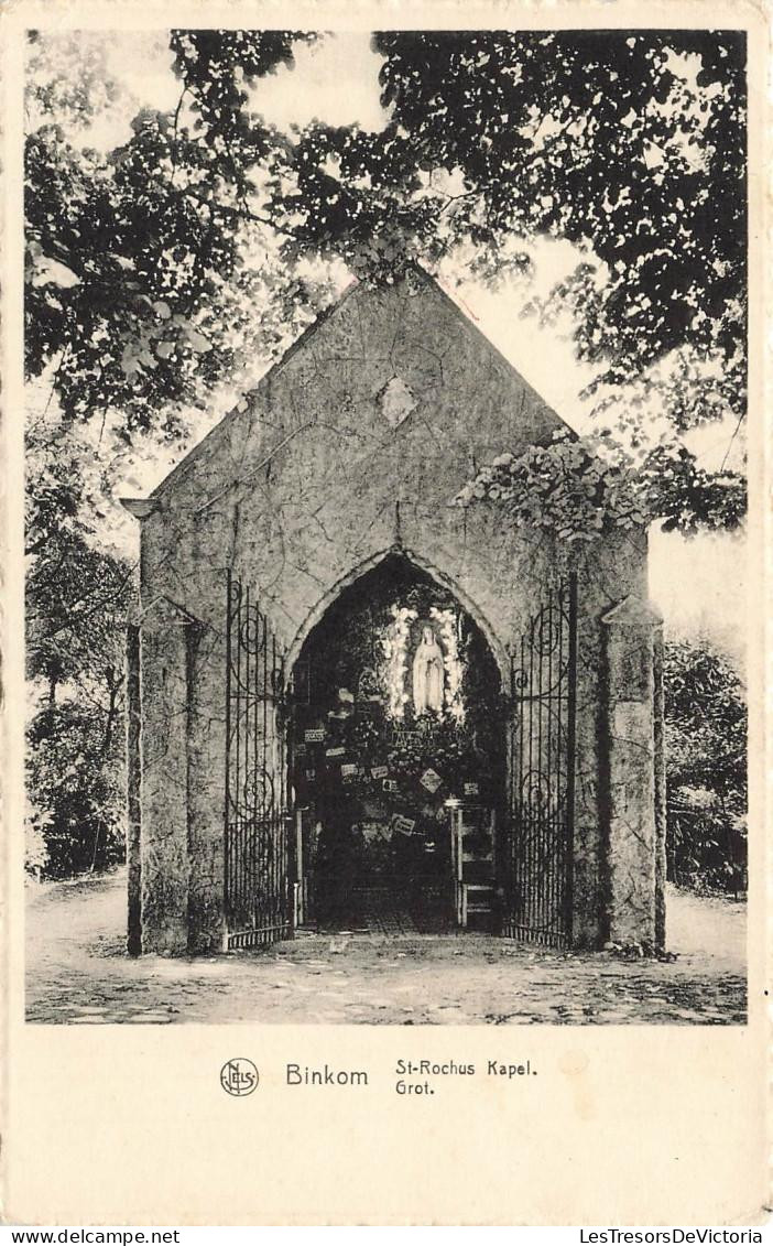 [-15%] BELGIQUE - Binkom - St Rochus Kapel - Grot - statue de Saint Vierge - Edit Nels - Carte Postale Ancienne