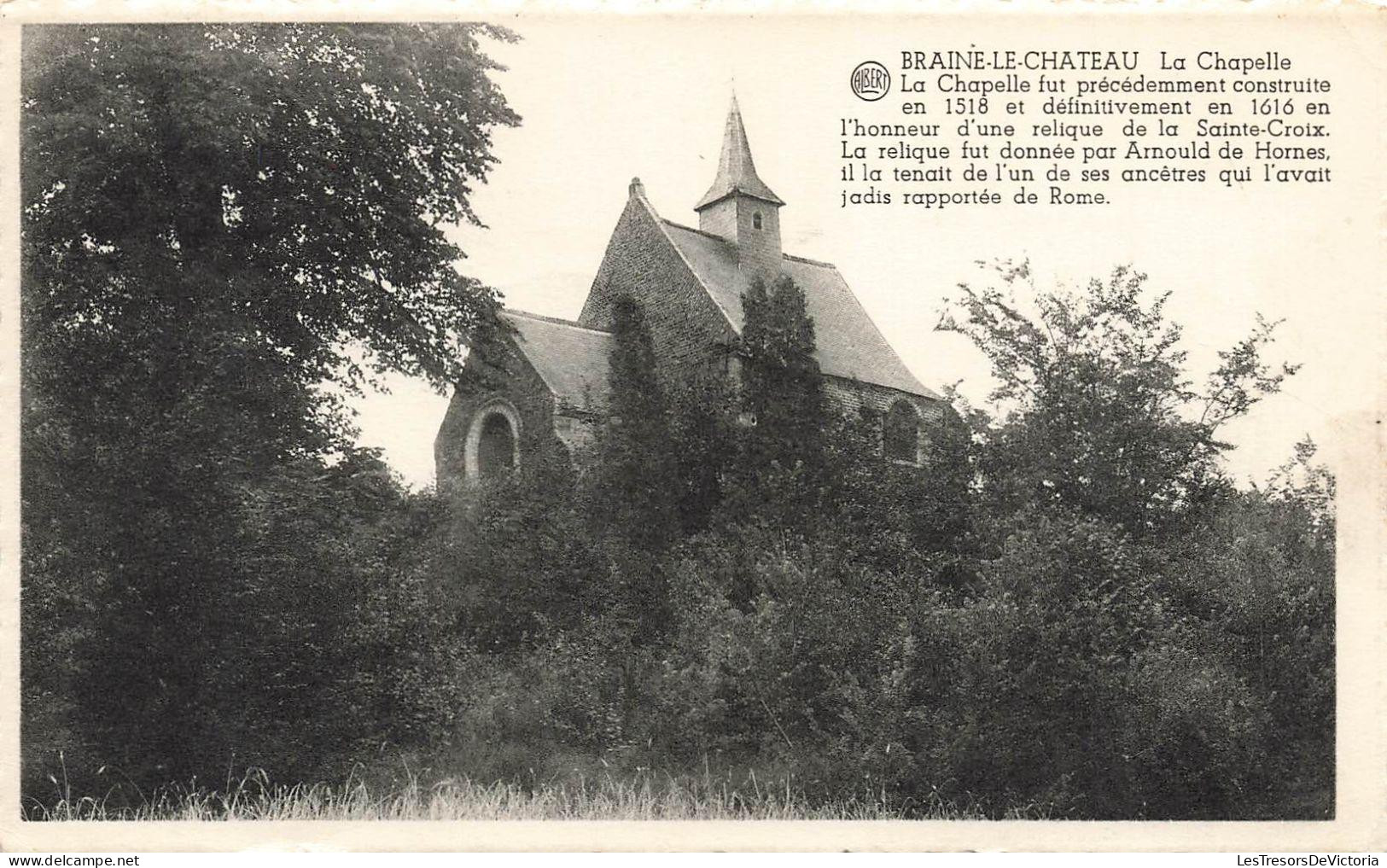 [-15%] BELGIQUE - Braine le Château - La chapelle - Carte postale ancienne