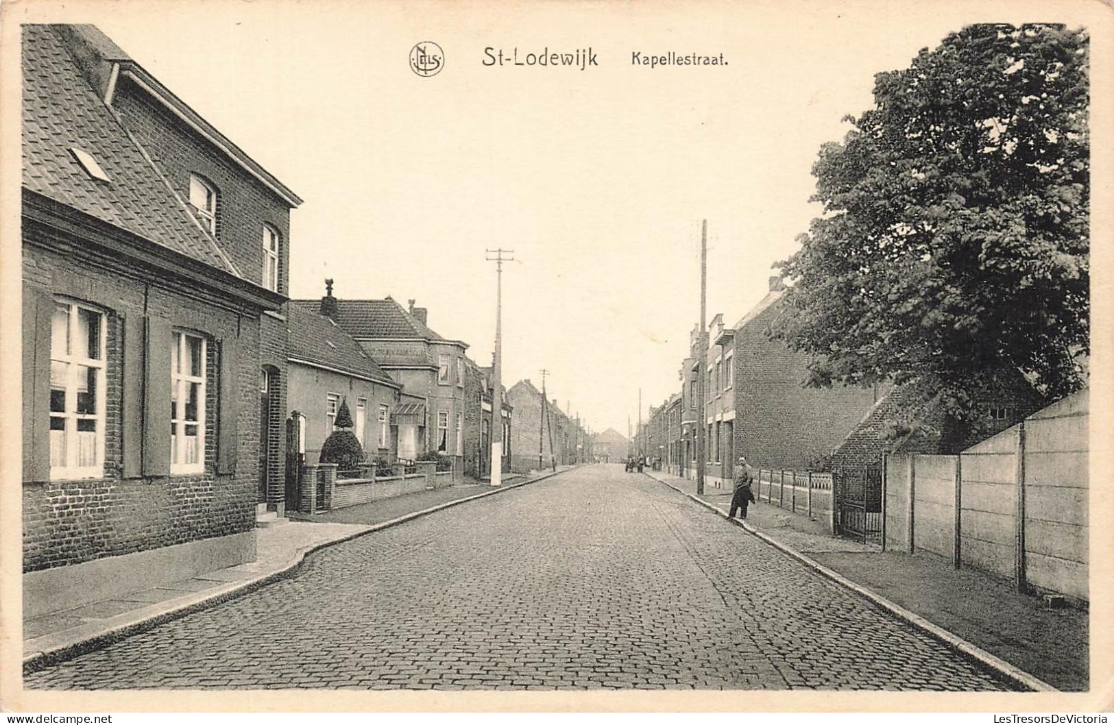 [-15%] BELGIQUE - Deerlijk - St Lodewijk - Kapellestraat - Animé - Nels - Bulcaen-Soen - Carte postale ancienne