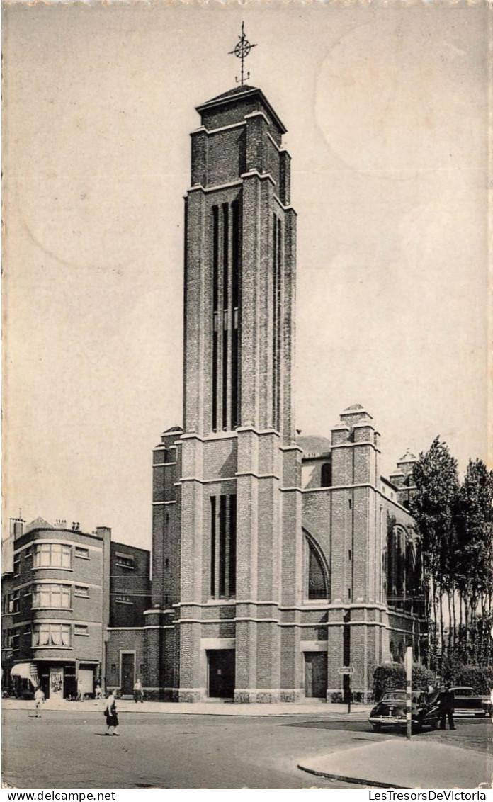 [-15%] BELGIQUE - Evere - Eglise Notre Dame - Onze Lieve Vrouw Kerk - animé - Carte Postale Ancienne