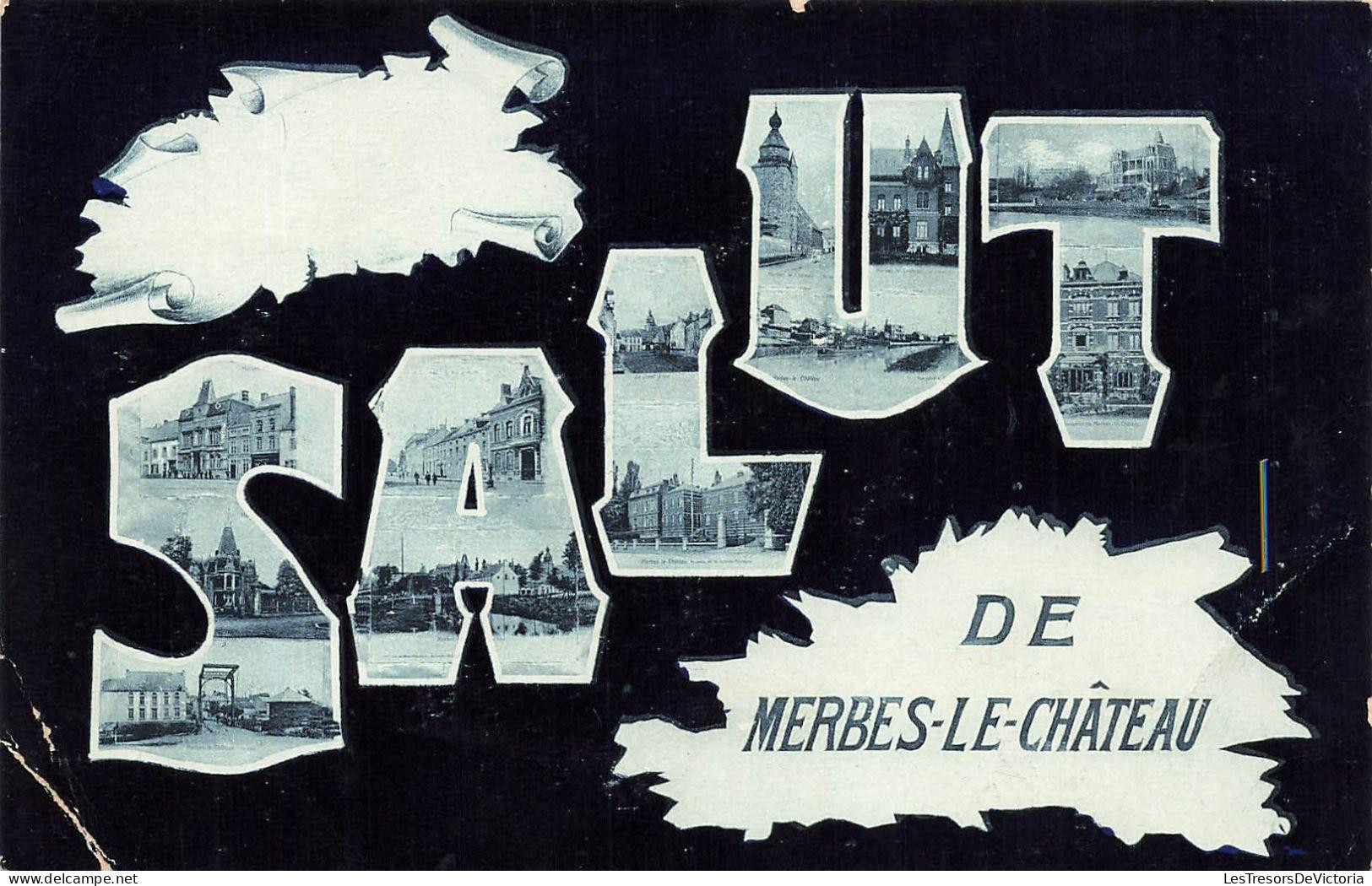 [-15%] BELGIQUE - Merbes le Château - Salut de Merbes le Château - Multi-vues - Carte postale ancienne