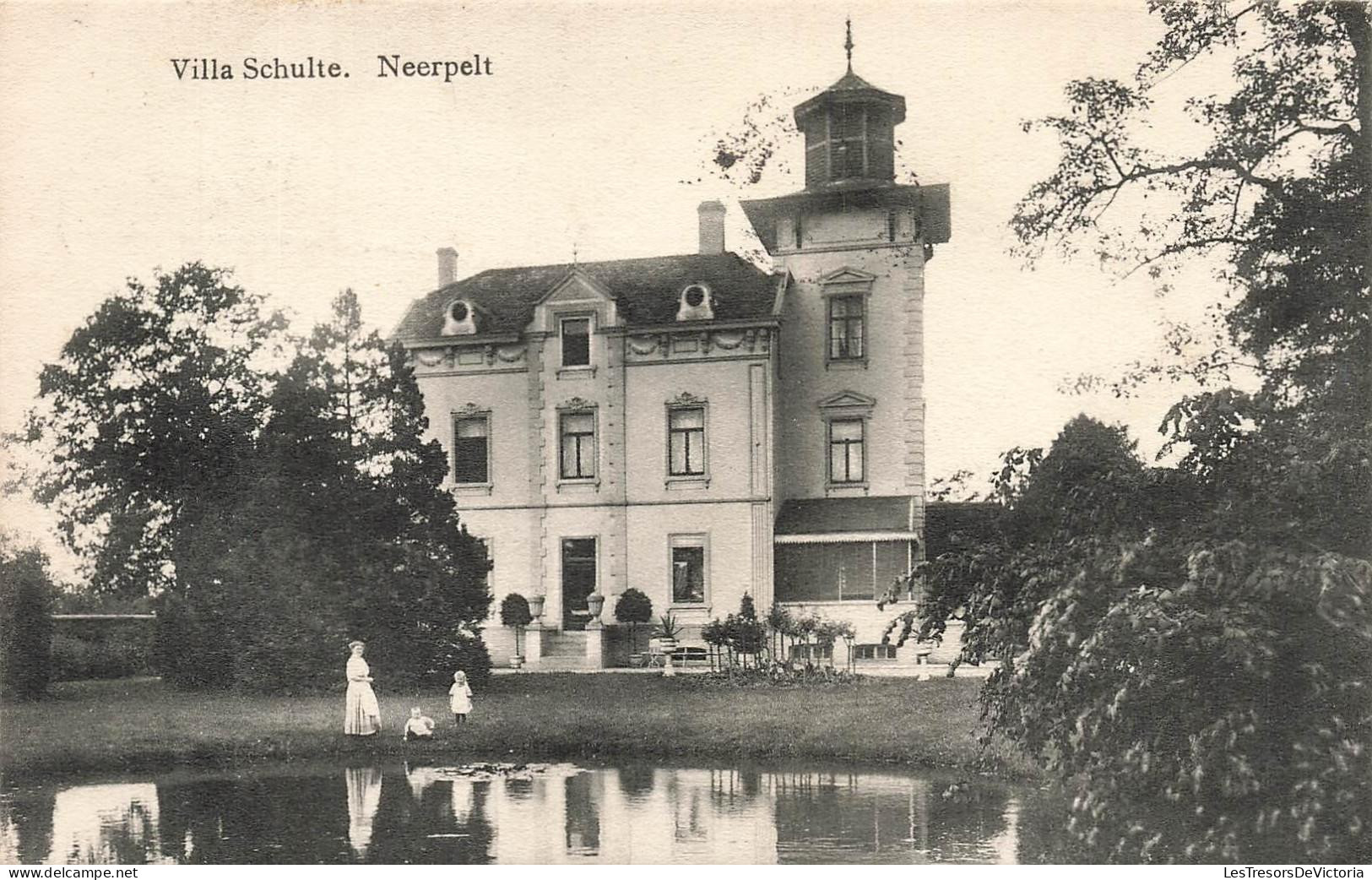 [-15%] BELGIQUE - Neerpelt - Villa Schulte - Bâtiment - Etang - Femme - Jardin -