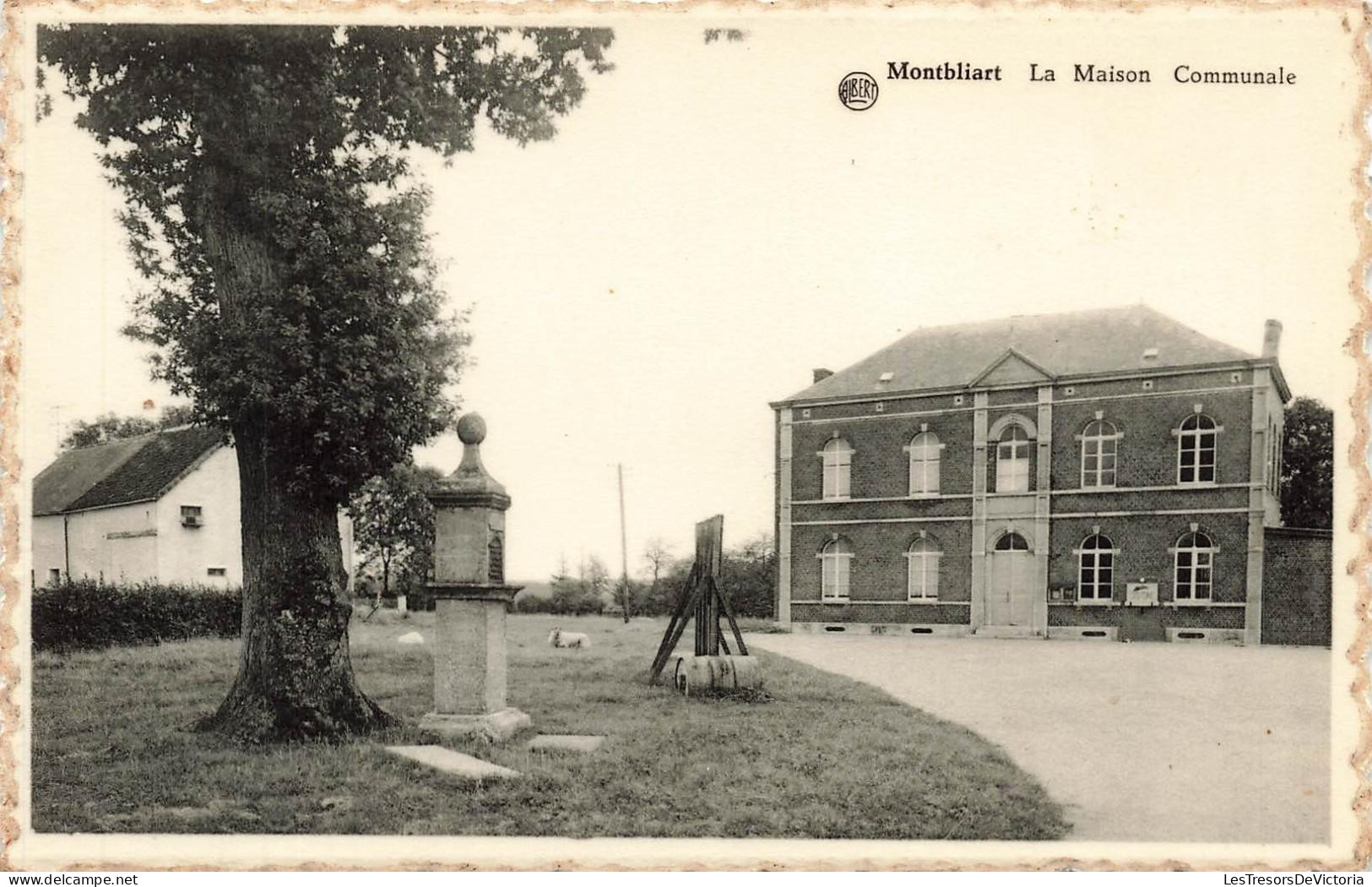 [-15%] BELGIQUE - Sivry Rance - Montbliart - La Maison Communale - Carte Postale Ancienne