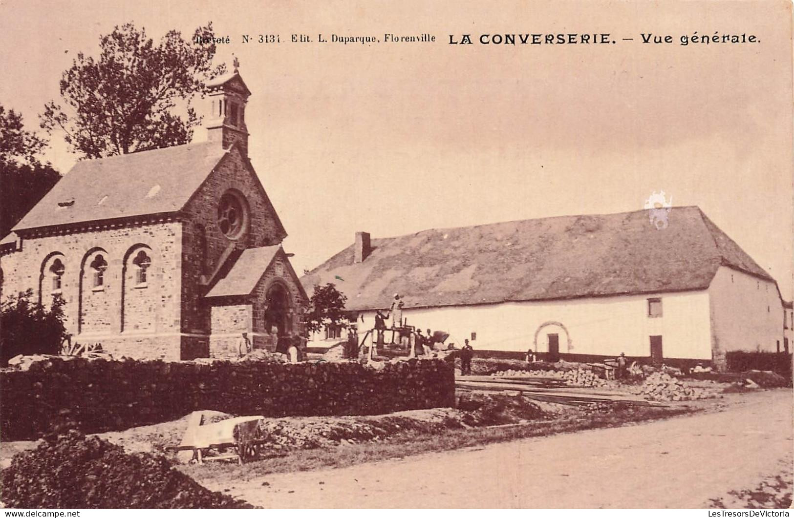 [-15%] BELGIQUE - Tenneville - La Converserie - Vue générale - Eglise - Campagne - Edit L Duparque - Carte Postale Ancie