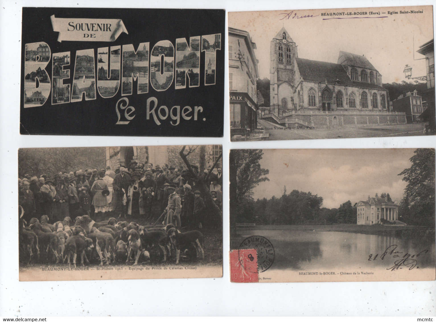 15 CPA -  Beaumont-le-Roger -( 27 - Eure )