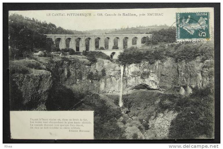 15 Mauriac pont viaduc cascade poeme marcenac    D15D  K15120K  C15120C RH027986