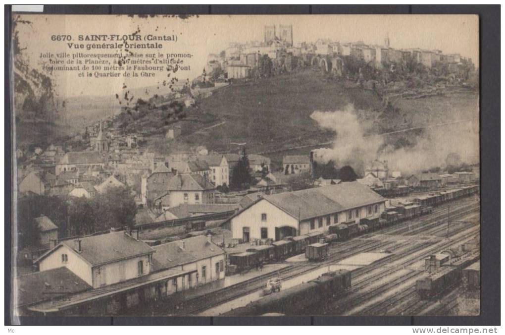 15 -Saint -Flour -  Vue Générale  ( Gare )