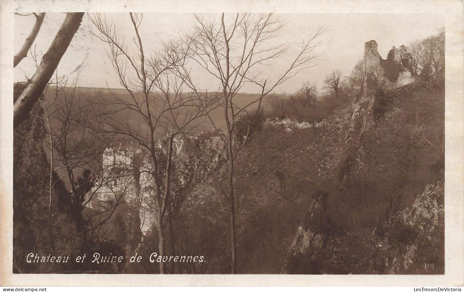 [-15%] SUISSE - Château et Ruine de Caurennes - Carte Postale Ancienne
