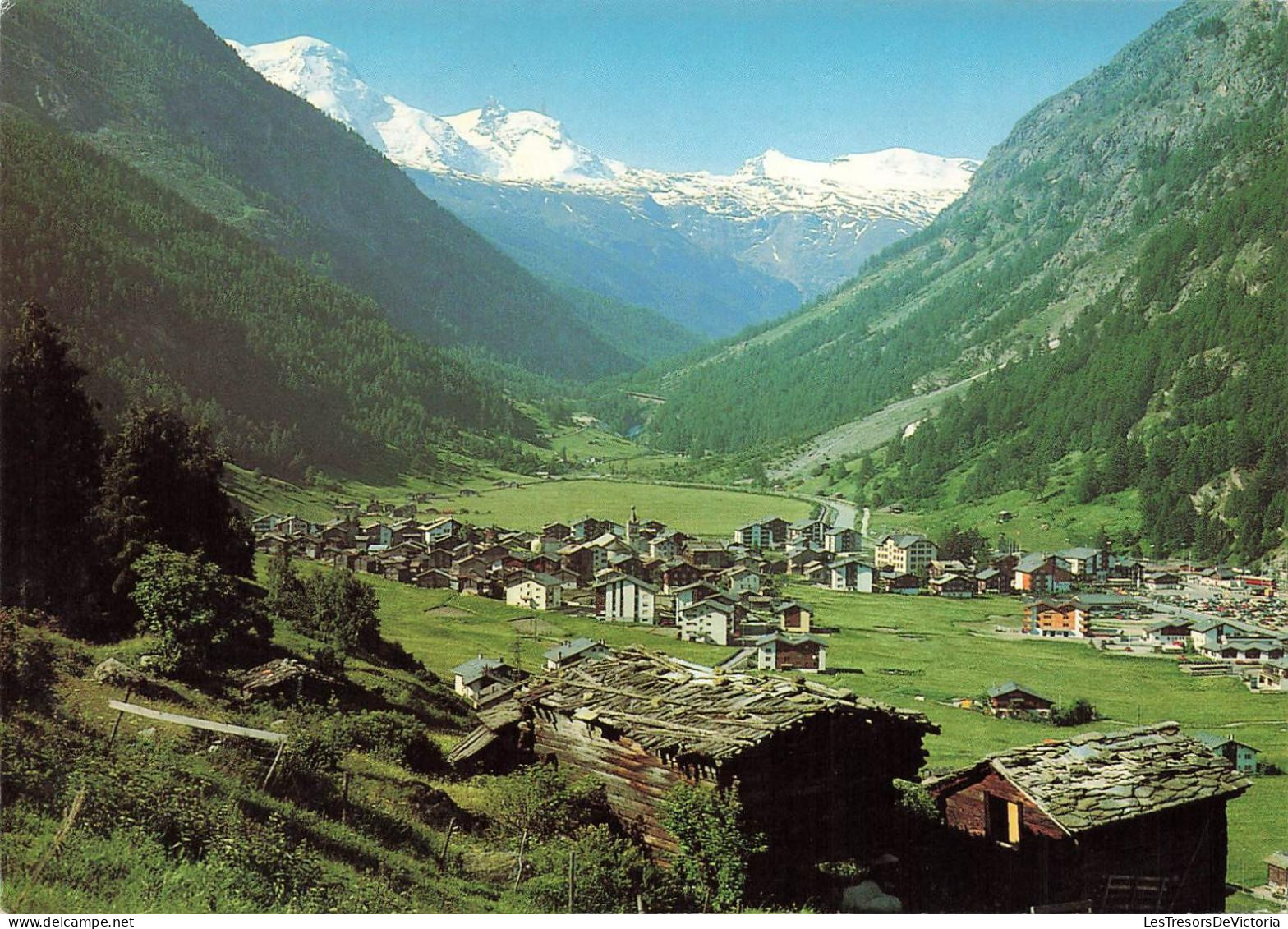 [-15%] SUISSE - Zermatt - Täsch bei Zermatt - Colorisé - Carte postale