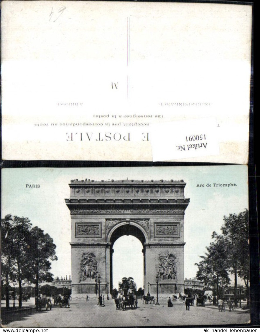 150091,Paris Arc de Triomphe Triumphbogen