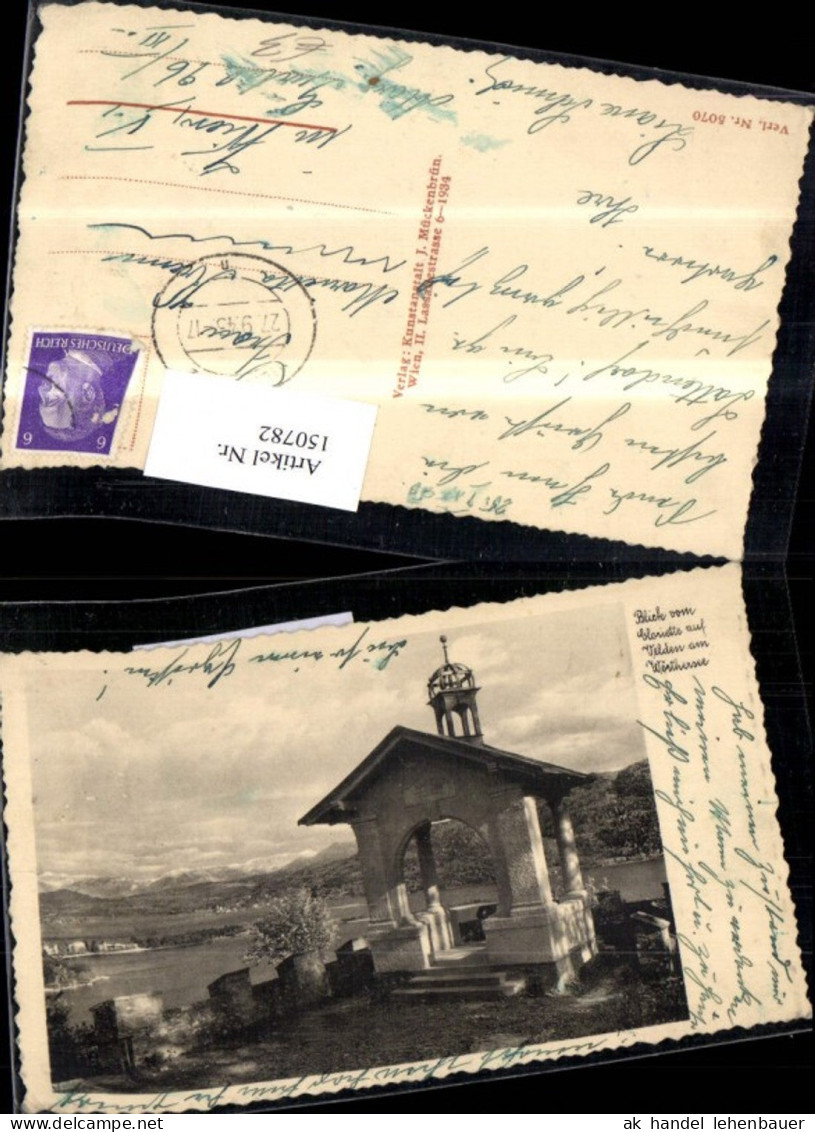 150782,Velden a. Wörthersee Blick v. d. Gloriette a. Velden 1943