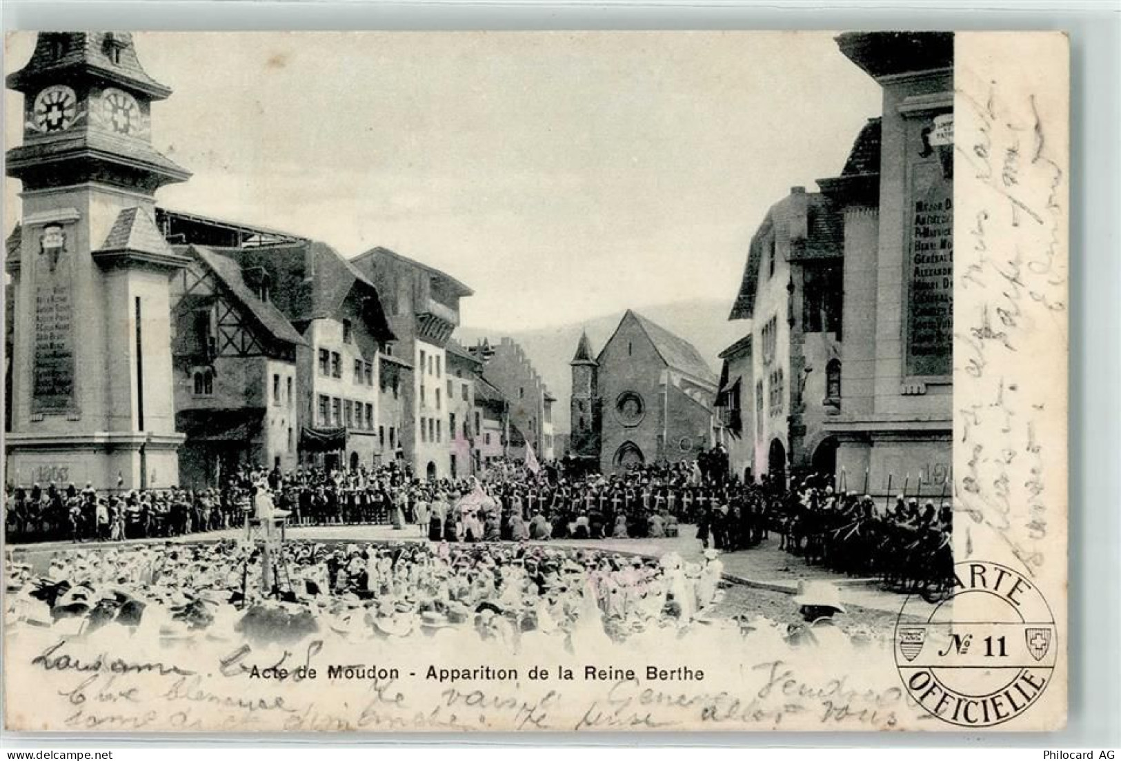 1510 Moudon 1903 - Acte de Moudon Apparition de la Reine Berthe - 13906594