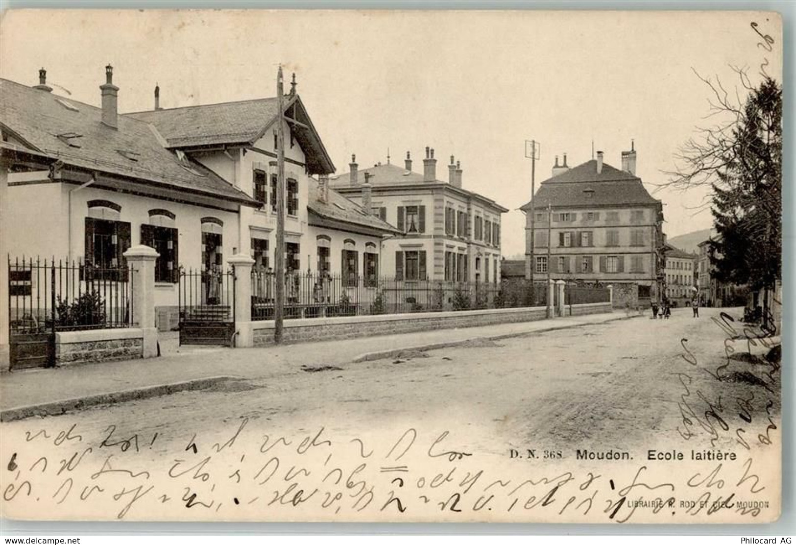 1510 Moudon 1909 Foto AK - 13568231