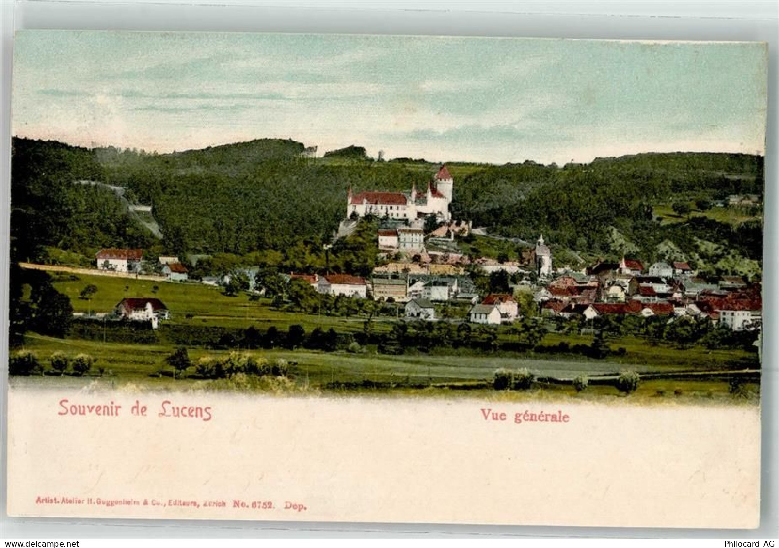 1522 Lucens 1903 Lithographie - 10645065