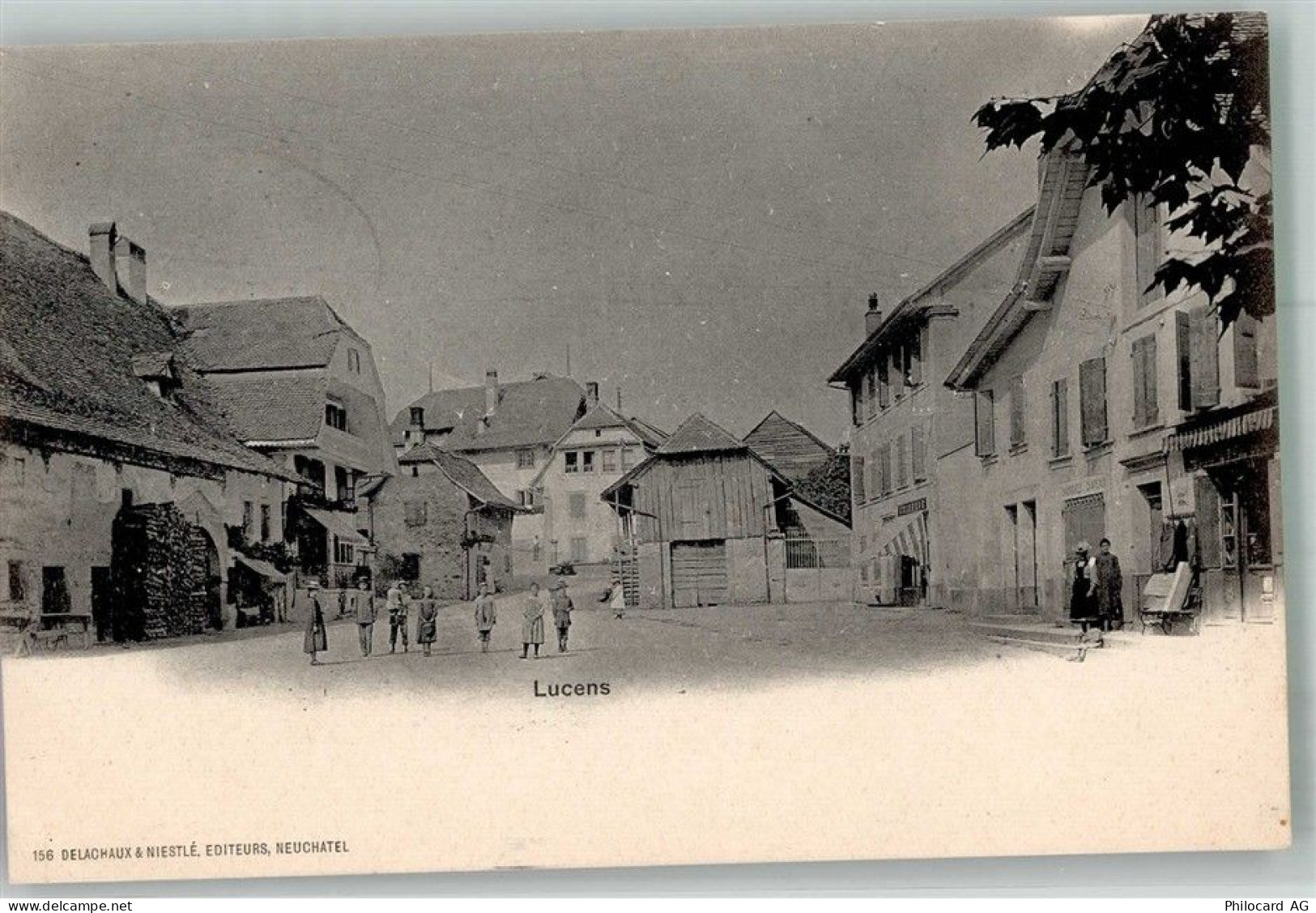 1522 Lucens Foto AK Geschäft - 13597569